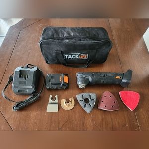 TACKLIFE 20V CORDLESS OSCILLATING MULTI-TOOL  SAW/SANDER/SCRAPER